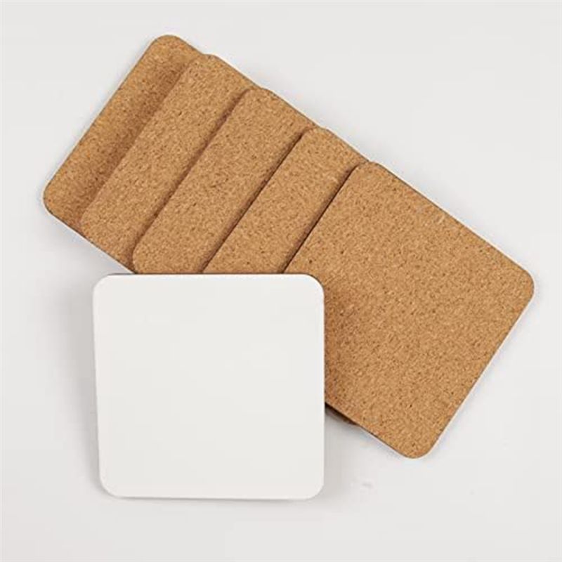 Coaster Sublimation Blank - BHBL 12 szt. Kwadratowe podkładki do