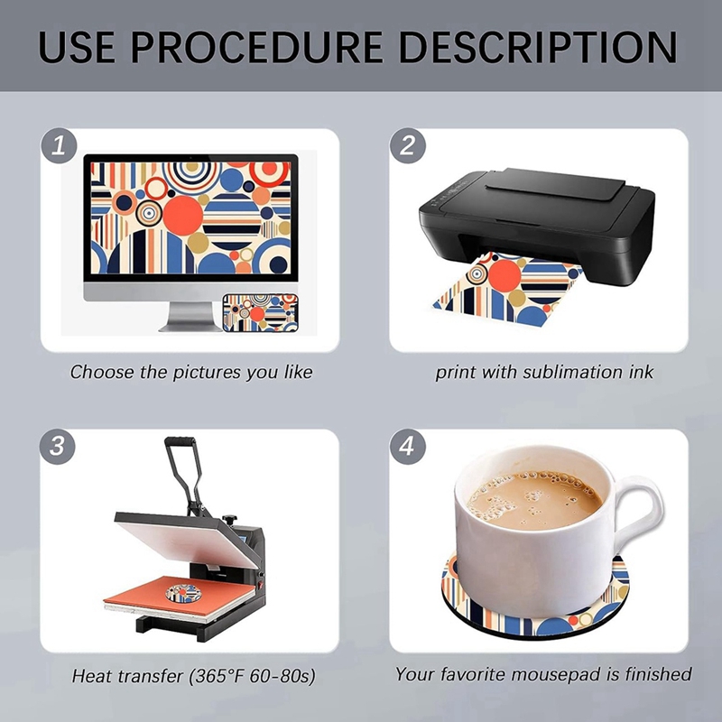 Podkładki pod kubki do sublima – Coaster Sublimation Blank recenzja i cena