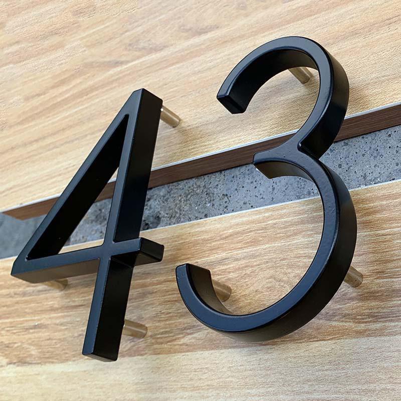 125mm czarne numery domów lite – Yard Sign Blank recenzja i cena