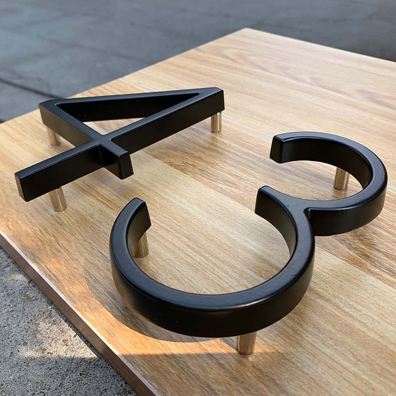125mm czarne numery domów lite – Yard Sign Blank recenzja i cena