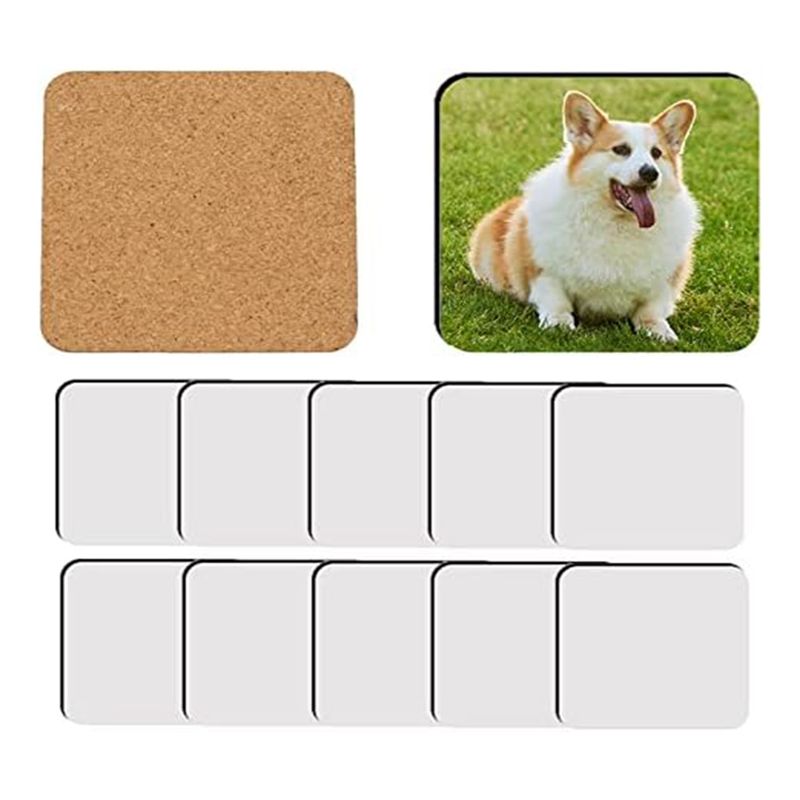 BHBL 12 szt. Kwadratowe podkła – Coaster Sublimation Blank recenzja i cena
