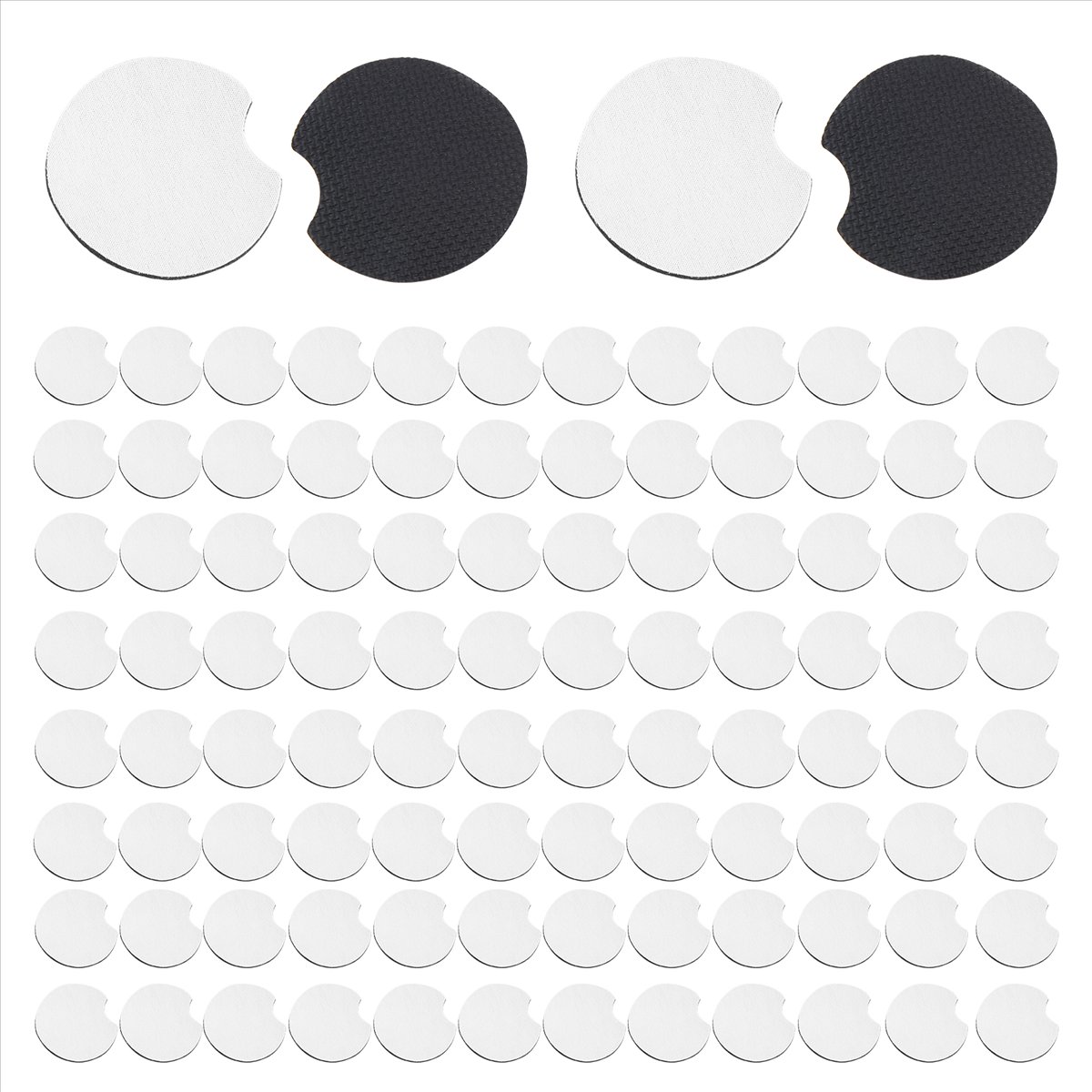 AA83 100 szt. podstawek samoch – Coaster Sublimation Blank recenzja i cena